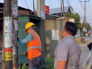Listrik Padam gegara Kabel PLN Diduga Dipotong Maling, Warga di Medan Resah