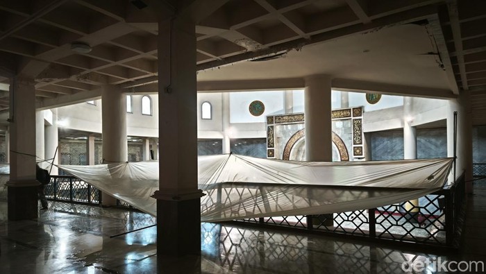 Potret terkini Masjid Raya Bandung.