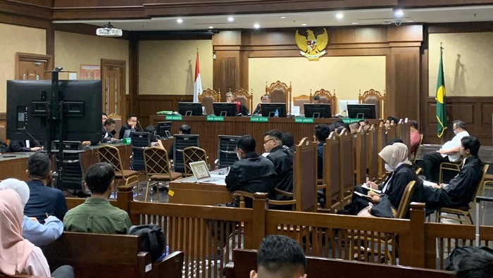 Sidang kasus suap vonis bebas Ronald Tannur (Mulia/detikcom)