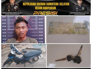 Yulianto Effendi Spesialis Curanmor di Banyuasin Ditangkap