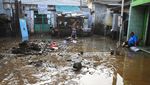 Banjir di Kebon Pala Jakarta Mulai Surut