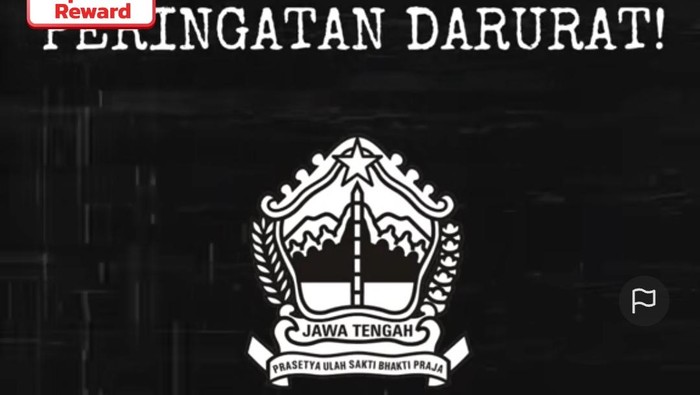 Peringatan darurat.