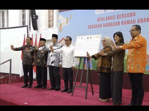 Menko PMK-Menteri PPPA Deklarasi Ramadan Ramah Anak, Gerakan Ortu Tanpa Gawai