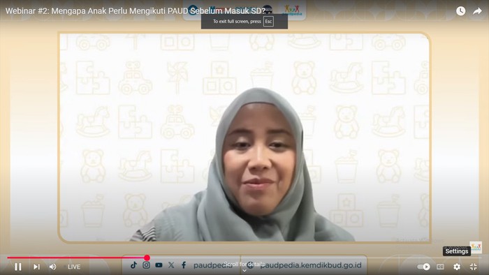 Direktur Pendidikan Anak Usia Dini, Nia Nurhasanah
