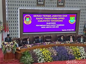 Andra Soni Hadiri Sertijab Bupati Tangerang, Titip Pesan Prabowo