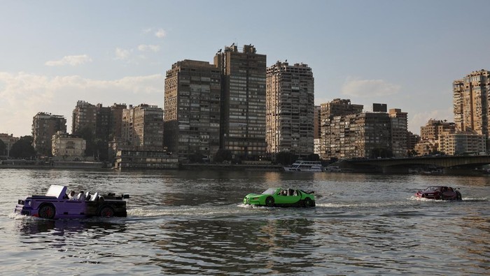 Egyptian entrepreneur Karim Amin rides a 