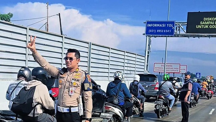 Kainduk PJR Cikampek Korlantas Polri AKP Sandy Titah Nugraha