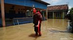 Penampakan Banjir Rendam Kampung Gabus Rawa Bekasi