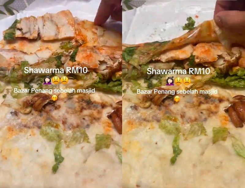 Kecewa! Beli Shawarma Rp 36 Ribu di Bazar Ramadan, Isinya Begini