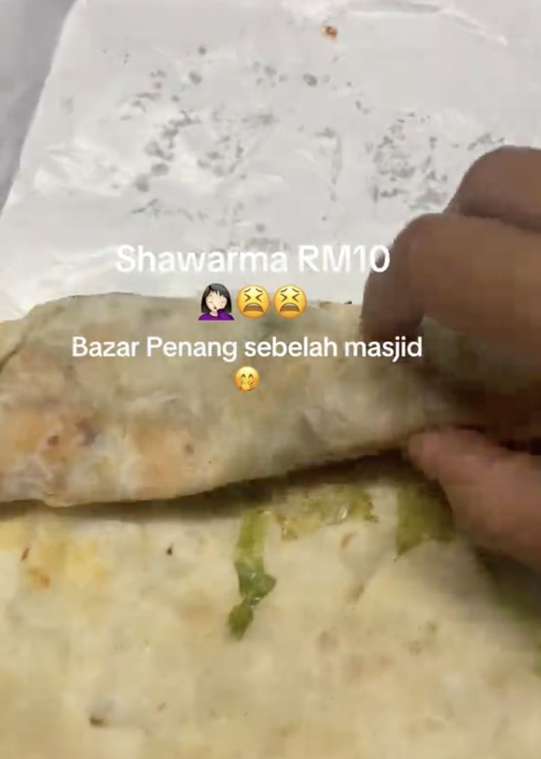 Kecewa! Beli Shawarma Rp 36 Ribu di Bazar Ramadan, Isinya Begini