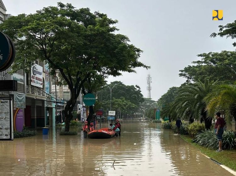 Kementerian PU Tangani Banjir Bandang di 7 Kecamatan Bekasi
