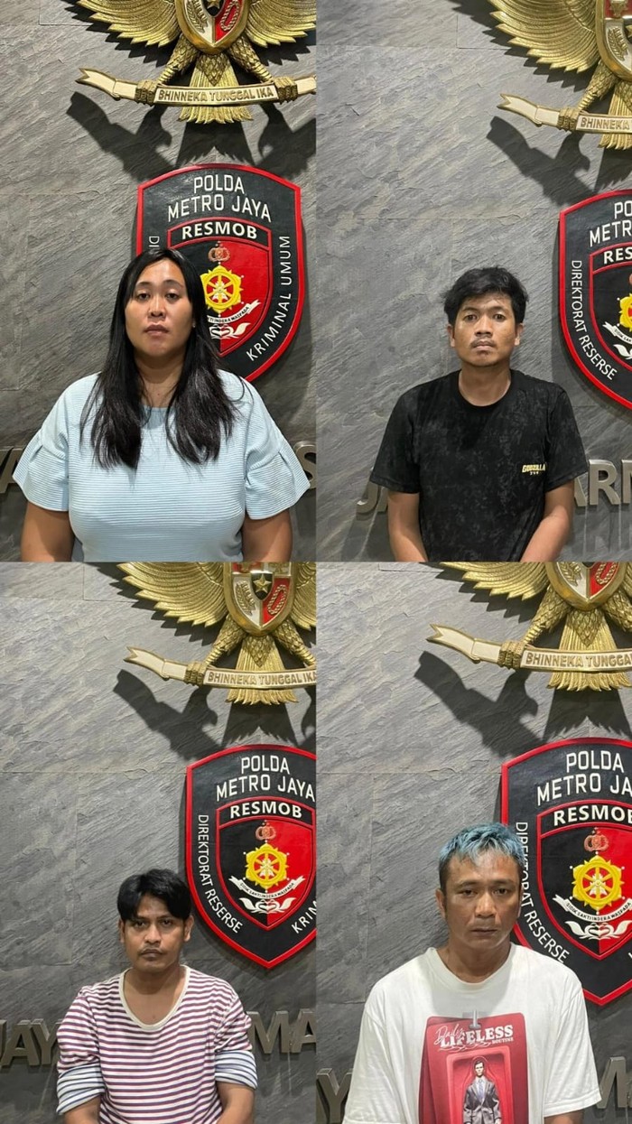 Komplotan pelaku pemerasan bermodus kencan di Jakarta utara ditangkap tim Resmob Polda Metro Jaya.