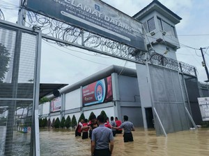 Napi di Lapas Cikarang Dipindahkan Imbas Banjir