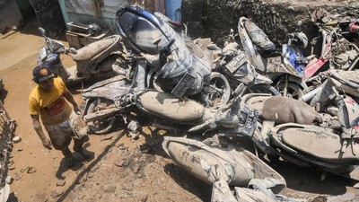 Motor-motor Ini Jadi Korban Banjir di Bekasi