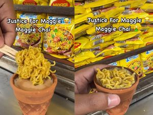 Nyeleneh! Kreasi Teh Topping Mie Instan Ini Panen Hujatan