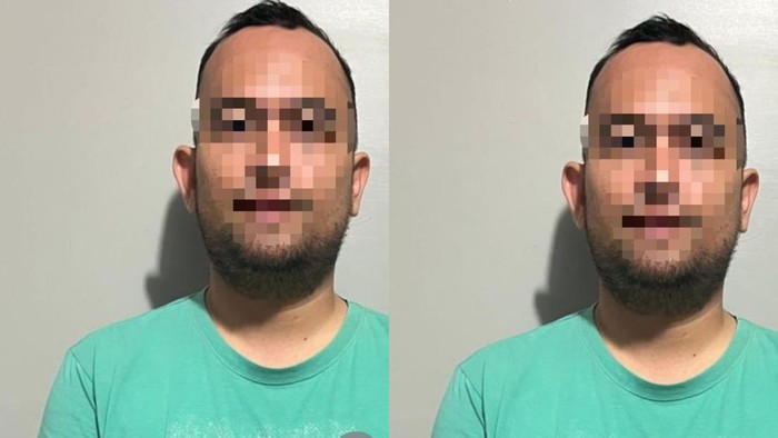 Pelaku TMH saat diamankan di kantor polisi. (Dok. Polda Sumut)
