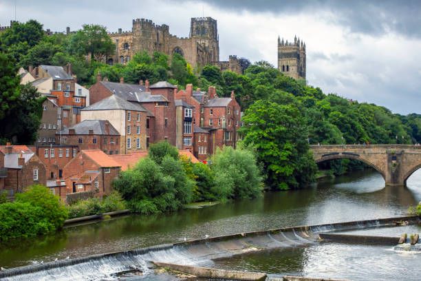 Pemandangan Durham, Northumberland, Inggris.