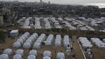 Penampakan Kamp Pengungsian untuk Warga Gaza