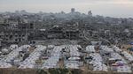 Penampakan Kamp Pengungsian untuk Warga Gaza