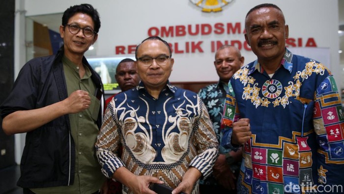 Tenaga Pendamping Profesional (TPP) atau pendamping desa yang diberhentikan oleh Kemendes PDTT karena pernah mencalonkan diri sebagai anggota legislatif mendatangi Ombudsman RI.