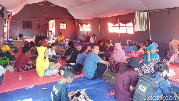 Pengungsian PGP Bekasi. (Kurniawan/detikcom)