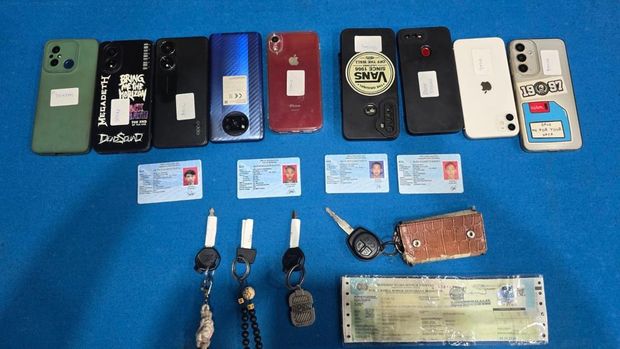 Polisi menangkap 2 pelaku balap liar di Kota Serang, Banten. Kedua joki balap liar tersebut dijatuhkan sanksi kurungan selama 1 pekan. (dok Polda Banten)