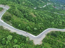 Potret Jalan Baru di Sigi yang Membelah Hutan Lindung