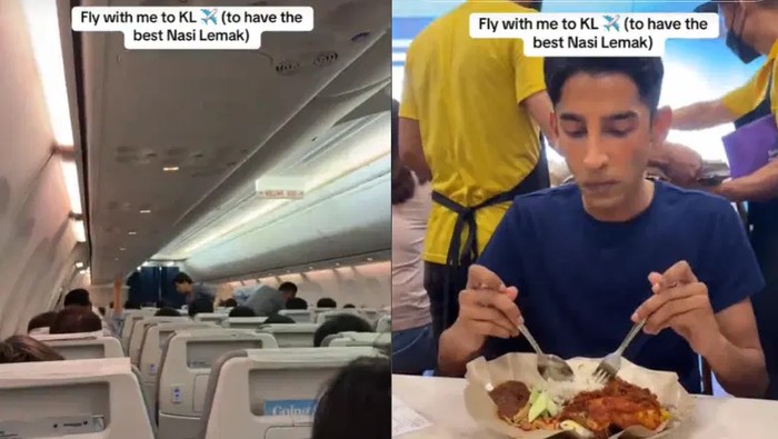Pria Ini Rela Terbang ke Kuala Lumpur Demi Makan Nasi Lemak Favoritnya