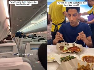 Pria Ini Rela Terbang ke Kuala Lumpur Demi Makan Nasi Lemak Favoritnya