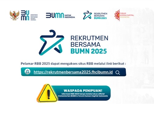 Pendaftaran Rekrutmen Bersama BUMN 2025 dibuka
