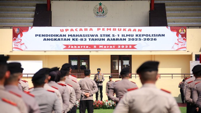 Sebanyak 256 perwira Polri akan menjalani pendidikan sarjana di STIK Lemdiklat Polri. Foto: Dok. Istimewa.