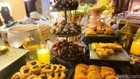 Konsep buffet ditawarkan oleh Bel Etage, Menu yang ditawarkan tentunya ada puluhan dengan variasi hidangan Nusantara hingga Timur Tengah. Foto: detikFood/Yenny Mustika Sari