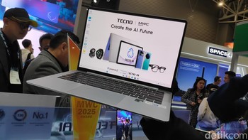 Laptop ini punya bobot yang ringan serta bodi yang tipis. Beratnya 898 gram dan ketebalannya 13,9 mm. Foto: Prima Fauzi/detikinet