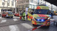 Menteri Dalam Negeri negara bagian Baden-Wuerttemberg, Thomas Strobl, dilansir AFP, Senin (3/3/2025), mengatakan tersangka yang ditangkap di tempat kejadian adalah seorang pria Jerman berusia 40 tahun dari negara bagian tetangga, Rhineland-Palatinate. Pengemudi disebut menerobos area pejalan kaki di sekitar pasar karnaval dengan puluhan kios makanan, wahana, dan permainan. (René Priebe/dpa via AP)  