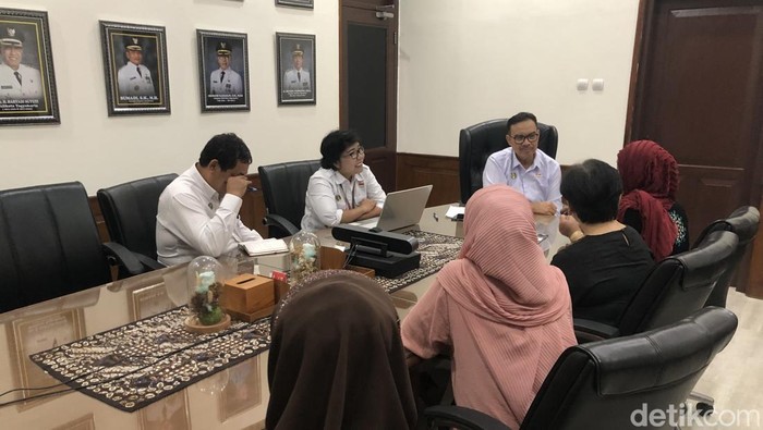 Wali Kota Jogja Hasto Wardoyo saat open house di kantor Pemkot Jogja, Rabu (5/3/2025).