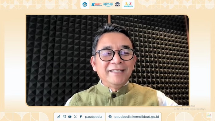 Widyaprada Ahli Utama Direktorat PAUD Ir Harris Iskandar PhD