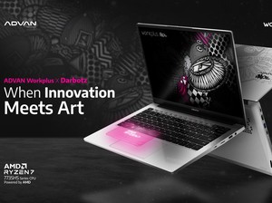 Advan Gandeng Darbotz, Bikin Laptop dengan Tampilan Nyeni