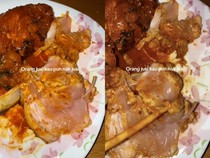 Astagfirullah! Beli Ayam Panggang di Bazar Ramadan tapi Masih Mentah