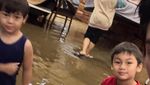 Potret Rumah Baim Wong Kebanjiran