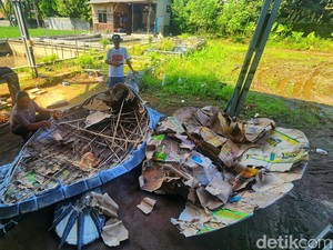 Sederet Fakta Ornamen Penyu Kardus di Alun-Alun Gadobangkong