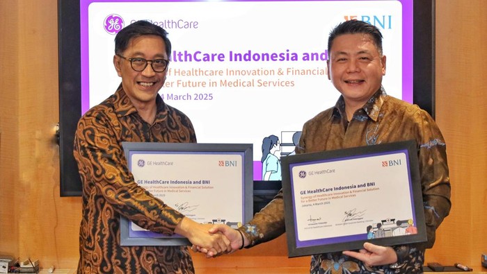 BNI kerja sama dengan GE Healthcare.