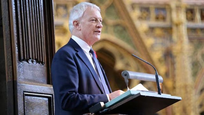 New Zealands High Commissioner to the United Kingdom Phil Goff speaks at a commemoration service on Anzac Day at Westminster Abbey, London, Britain April 25, 2024. REUTERS/Belinda Jiao/Pool/File Photo Purchase Licensing Rights