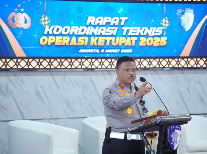 Kakorlantas Polri buka rakor kesiapan teknis arus mudik Lebaran 2025 (dok.Korlantas Polri)