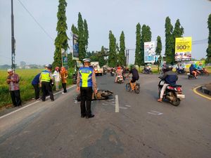 Scoopy Vs Innova di Pateban Kendal, 1 Korban Terluka