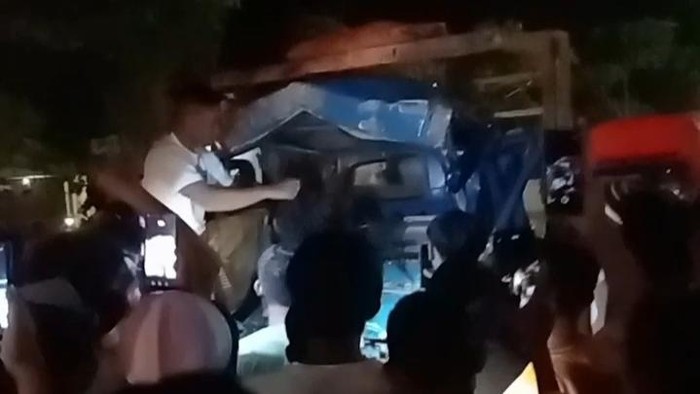 Kecelakaan beruntun di Bojonegoro