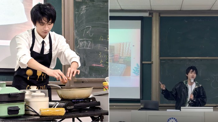 Keren! Dosen di China Ajarkan Mahasiswa Cara Masak Sederhana