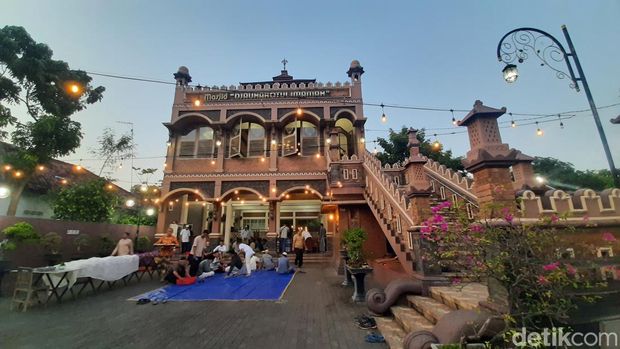 Masjid Djauharotul Imamah yang ada di jalan Kaborongan Kelurahan Pati Kidul Kecamatan Pati, Kamis (6/3/2025).