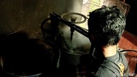 Saat bulan ramadan, pesanan cincau Mak Cao mengalami peningkat permintaan.