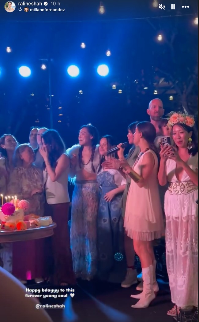 Tepat pada 4 Maret lalu Raline Shah resmi berusia 40 tahun. Ia memilih merayakannya di Bali bersama para sahabat dan rekan-rekannya. Foto: Instagram/@ralineshah