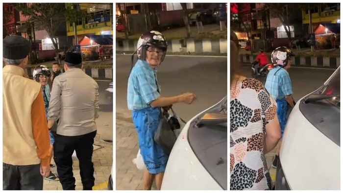 Seorang penjual kerupuk di Bandar Lampung kehilangan motornya.